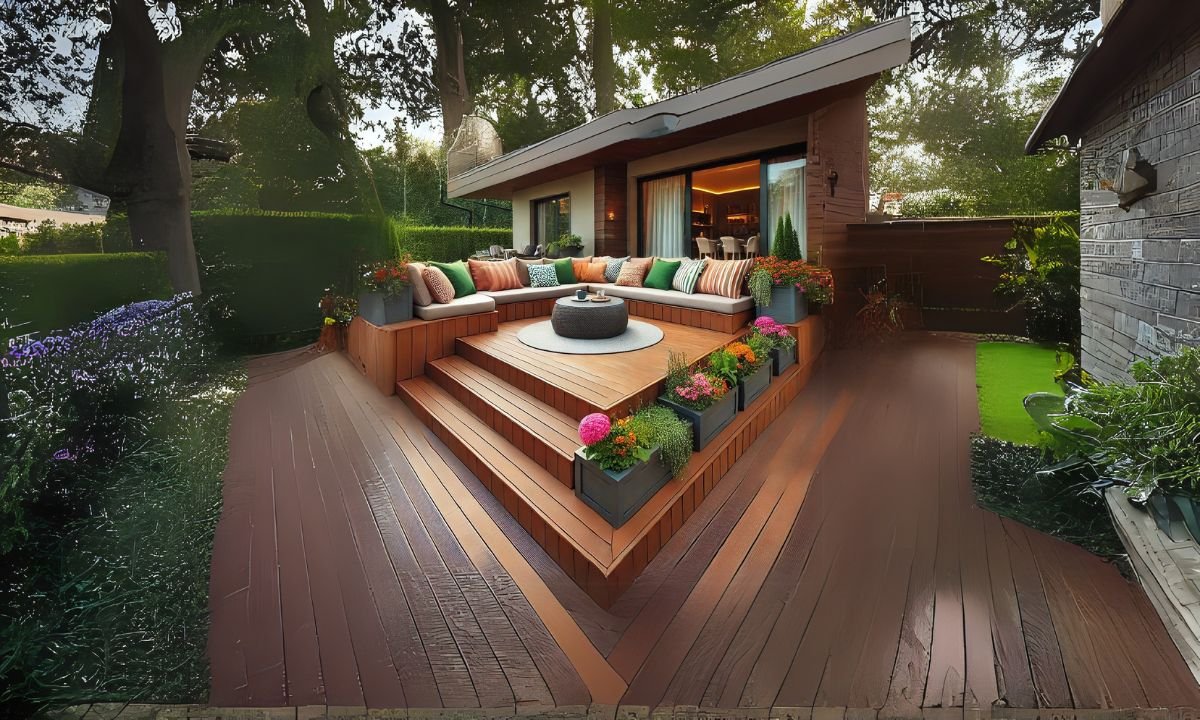 Deck with Built-In Seating